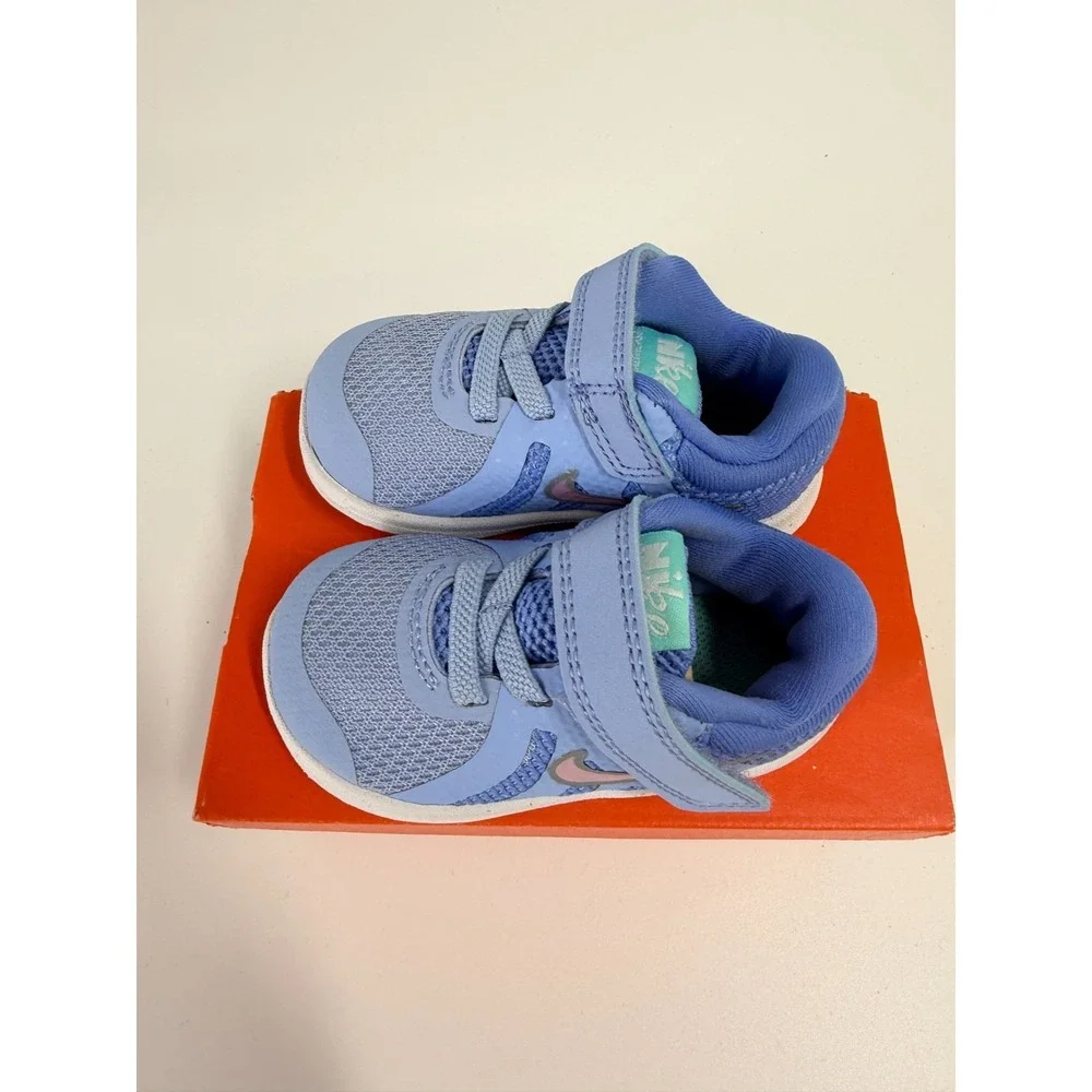 Nike‎ Revolution 4 Kids Toddler Sneakers Blue/Pink Size 4C BV7444-400 New
